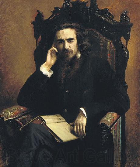 Ivan Kramskoi Vladimir Solovyov France oil painting art